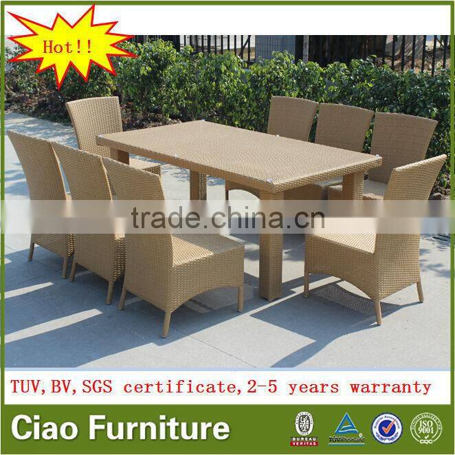 Outdoor pool side UV resistance rattan chaise lounge chair