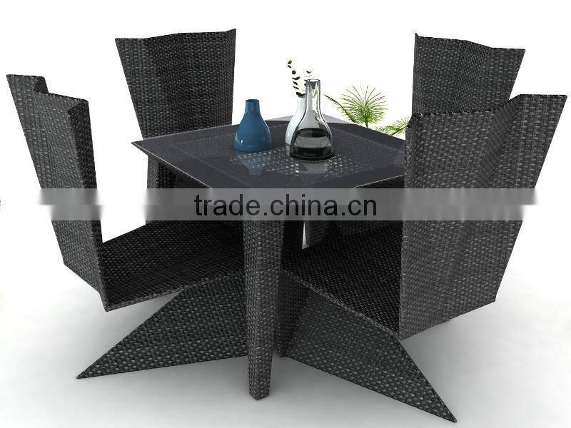 outdoor rattan dining set (new product)