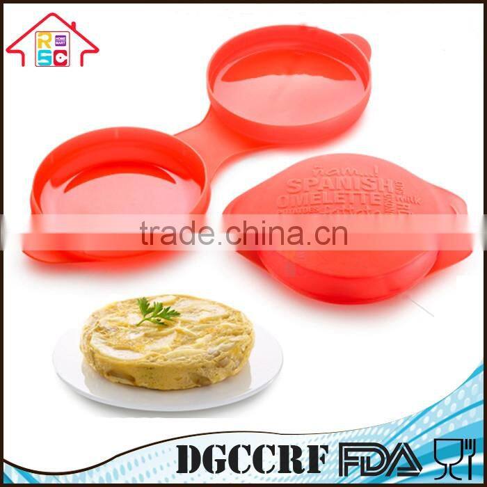 NBRSC Silicone Microwave Omelet Maker Burger Press