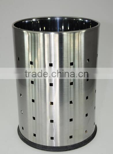 stainless steel trash can for bathroom