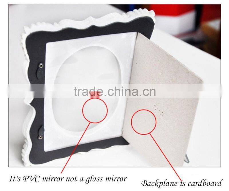 Beautiful Europe design handmade polyresin photo frame for home decoration