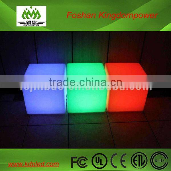 Rechargeable colorful LED illuminated illuminating chair