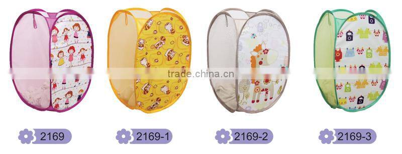 Collapsible foldable laundry basket, mesh laundry bag, pop up laundry hamper