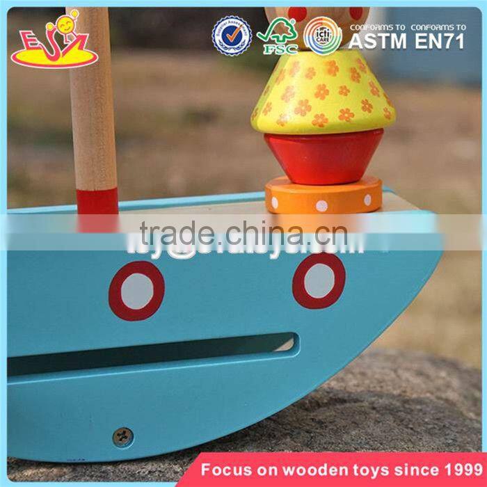 wholesale pirate toy wooden stacking balance blocks new design wooden balance blocks for kids W11F056
