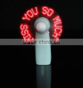 Mini Led Flashing Message Fan, Portable Mini Fan LS Eplus