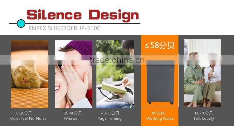 JP-510C Shredding A3 paper Heavy Duty Paper Shredder machine For Big office equipment