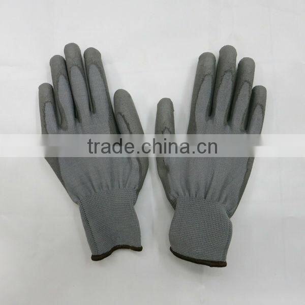 PU Gloves PU Coated Nylon Safety Work Gloves