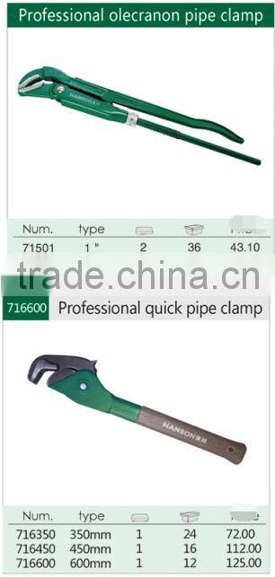 Customized Dipped Handle Heavy Duty Pipe Wrench