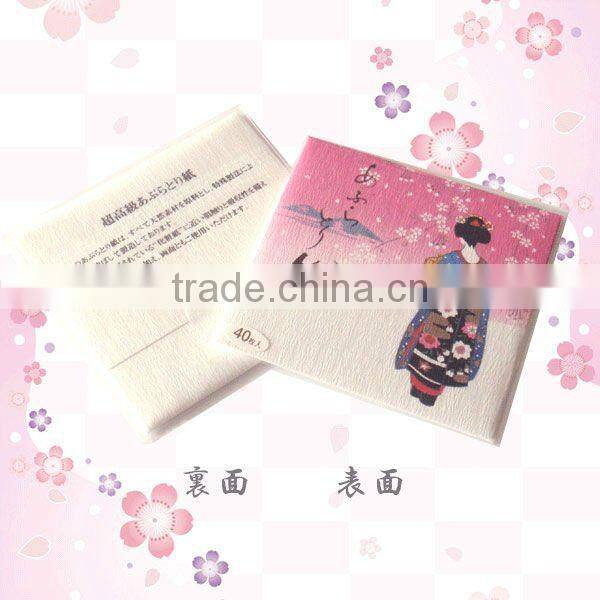 Japanese Facial oil blotting paper Japanese Tissue Paper