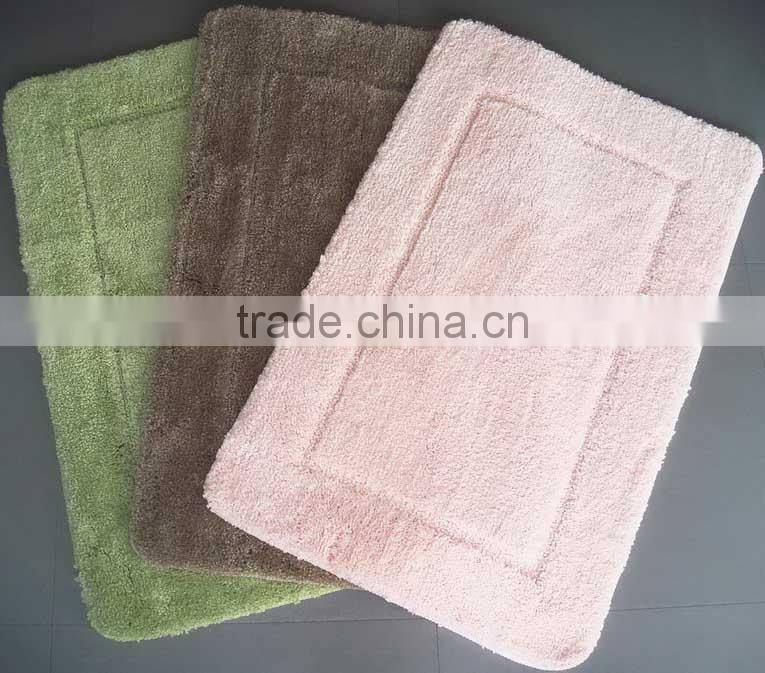 Microfiber bath mat