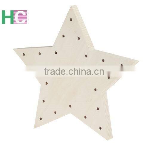 Custom wood light box for christmas decoration