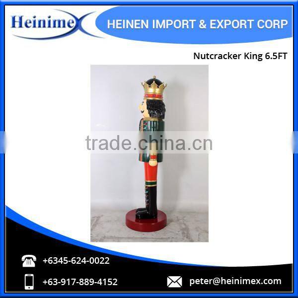 Automotive Lacquer Finish 6.5FT Fiberglass Nutcracker King