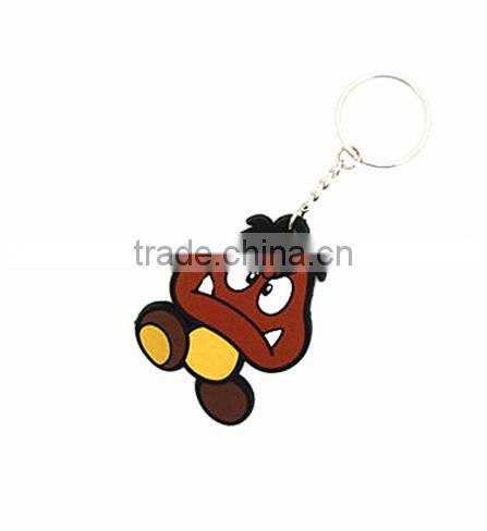 Custom Design Shaped 3D Soft Plastic Rubber PVC Keychain