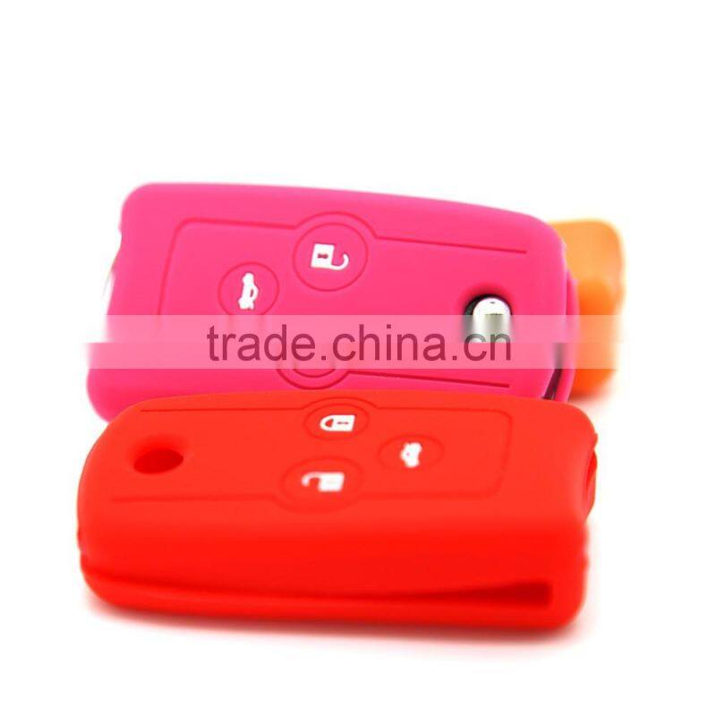 Fashion Silicone Remote Car Key Case Shell Flip Car Key Cover for Honda Civic Accord