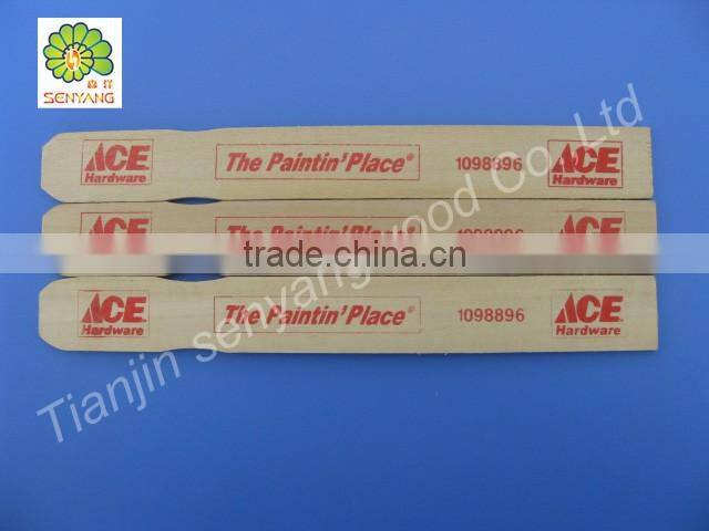 fsc pine wood disposable stir sticks Paint paddle