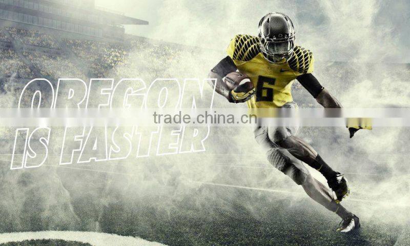 Wholesale customized camo american football uniforms best quality manufacture/college football jerseys cheap