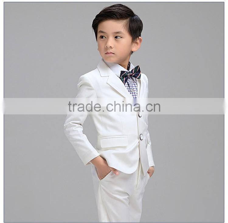 Custom Made Boys Tuxedo Suits Korean Boys White Suit