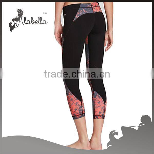 Hot selling fitness clothes for women high quality printed leggings