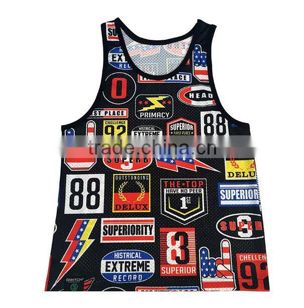 Custom Cotton Sport GYM Stringer Men's Tank Top Sexy Sleeveless Top