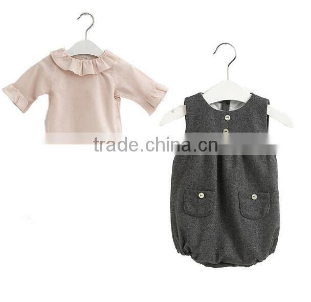 wholesale girls clothes fleece girls romper baby romper onesie for fall