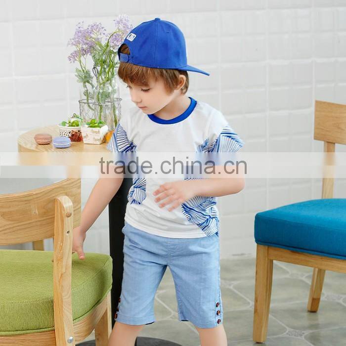 Organic boutique cotton kid clothes child clothes