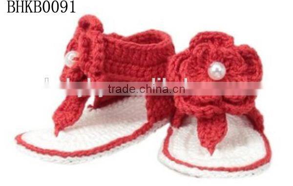Manufacturer China Ecofriendly cotton yarn baby shoes sandals