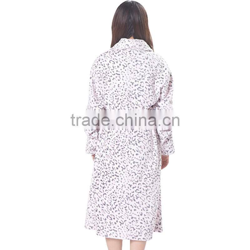 Bath Robe With Cute Pattern Printed