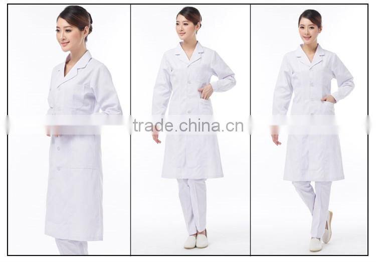 male and female design nurse white uniform