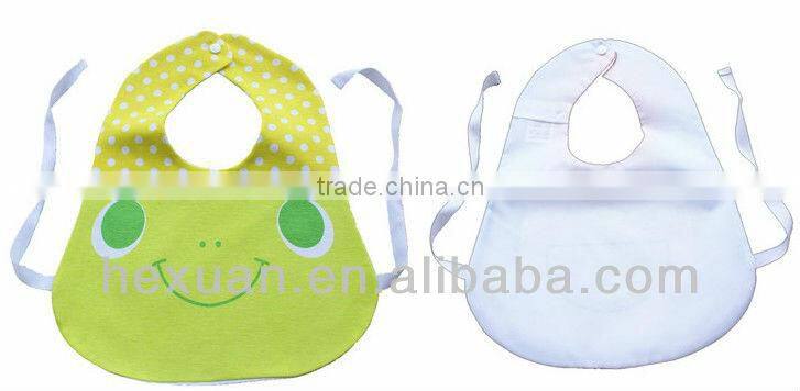 13 designs can choose baby bibs/3 layers baby bibs/superman baby bibs /in stocked or OEM