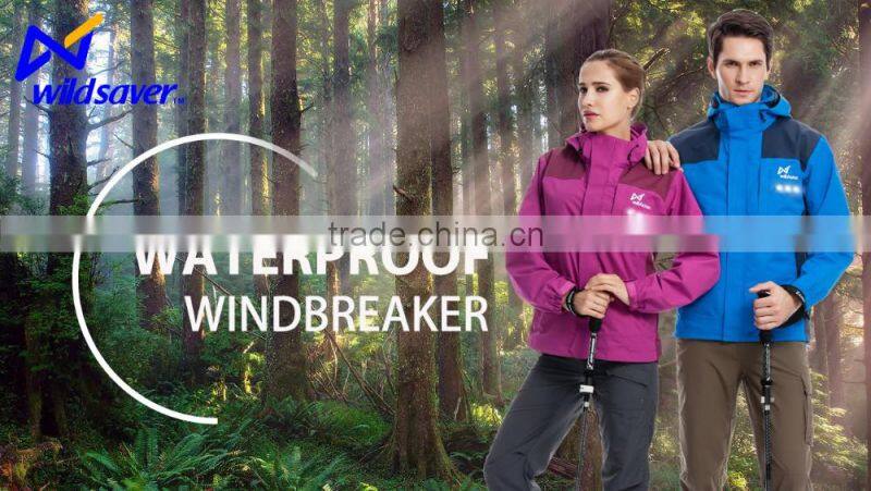 Cycling windproof waterproof safety jacket nylon windbreaker
