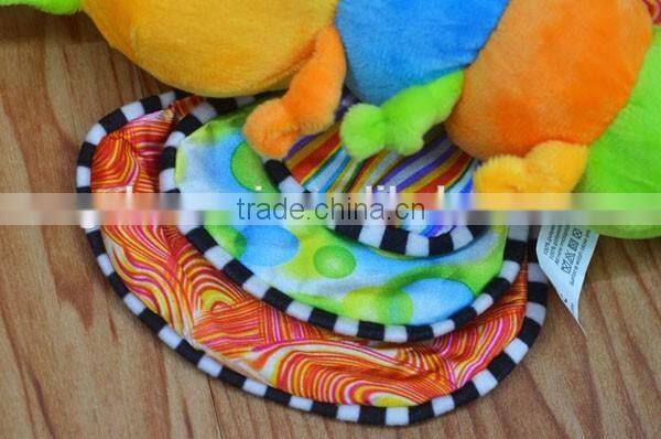 Colorful bee changeable music Plush toys baby educational stuffed & plush toy baby gift