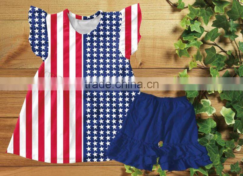 Baby Girls Ruffle Shorts Sets Clothes, Summer Ruffle Shorts Outfit, Little Girls Boutique Remake