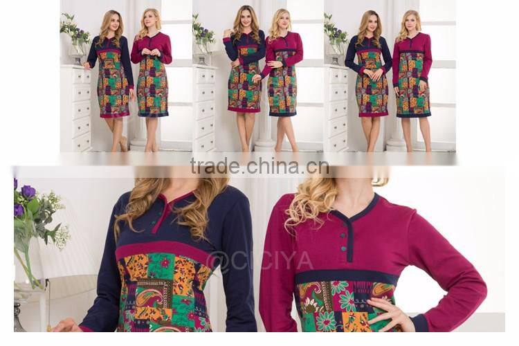 MAKE TO ORDER NEW WINTER DESIGN ARABIC WOMEN COTTON NIGHTGOWNS