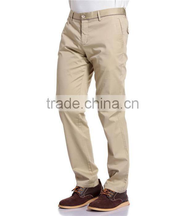 High quality hot sale 100% cotton latest design pants men trousers