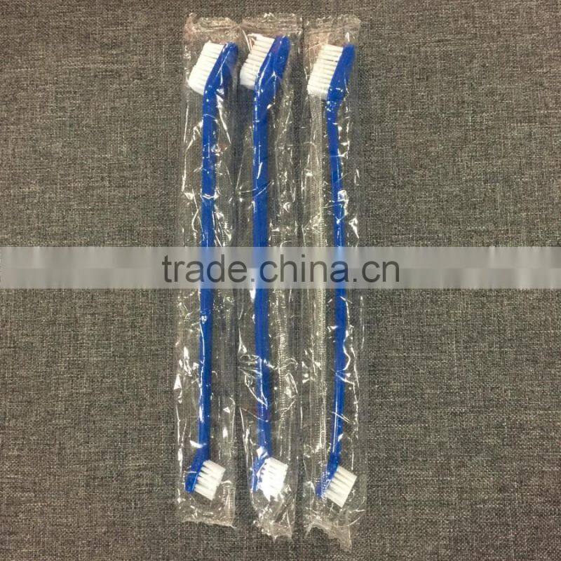 dog double head pet toothbrush