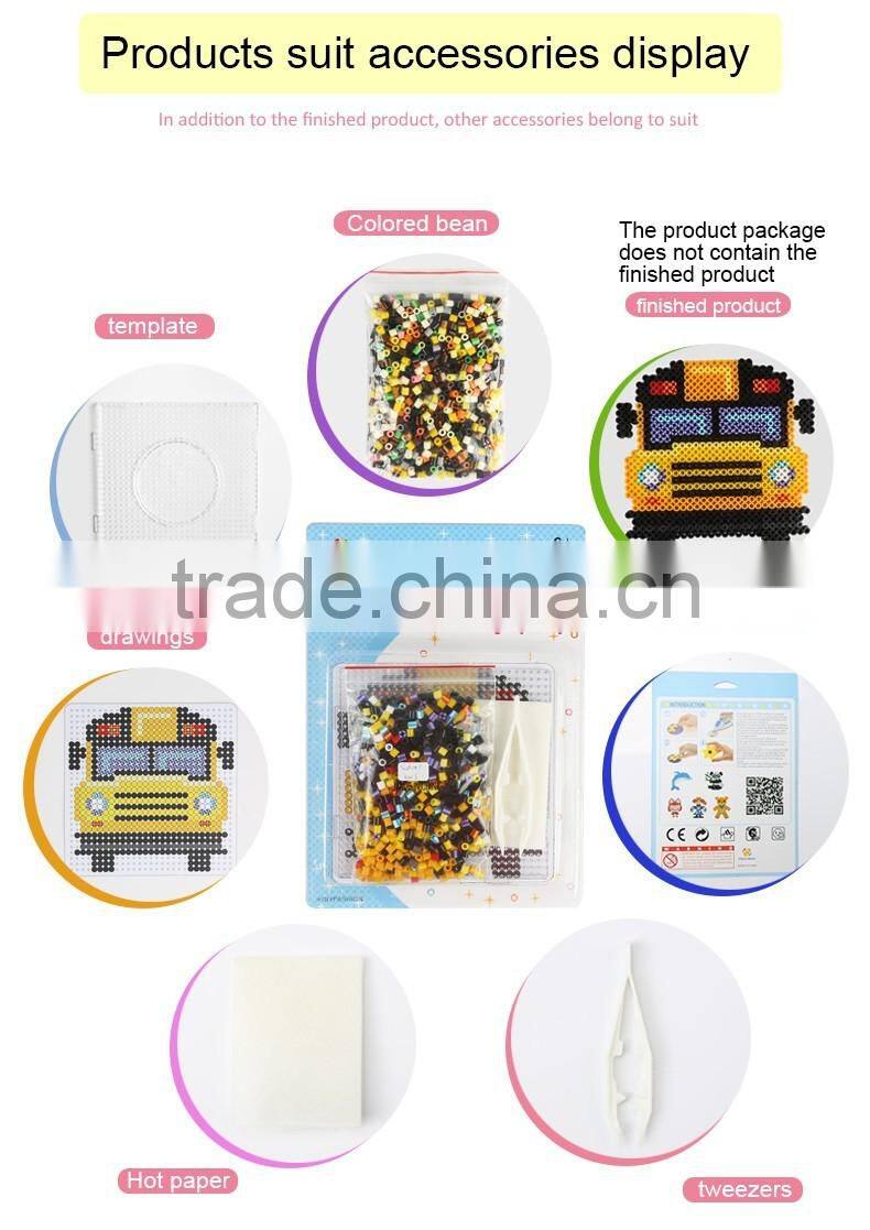 DIY educational creative toys 5mm mini hama perler beads toys set