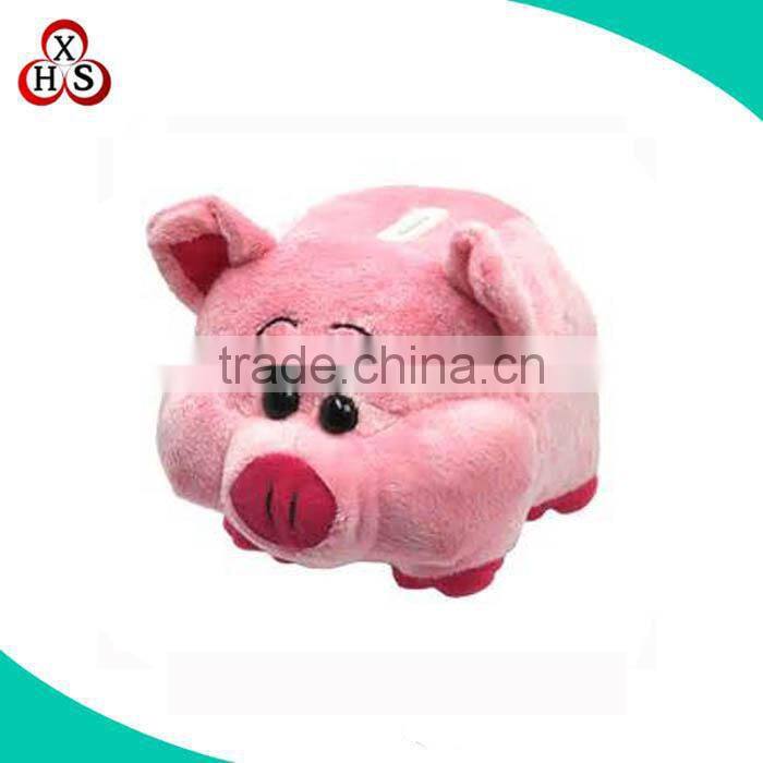 2017 Best Made Stuffed cartoon Pig plush money saving box