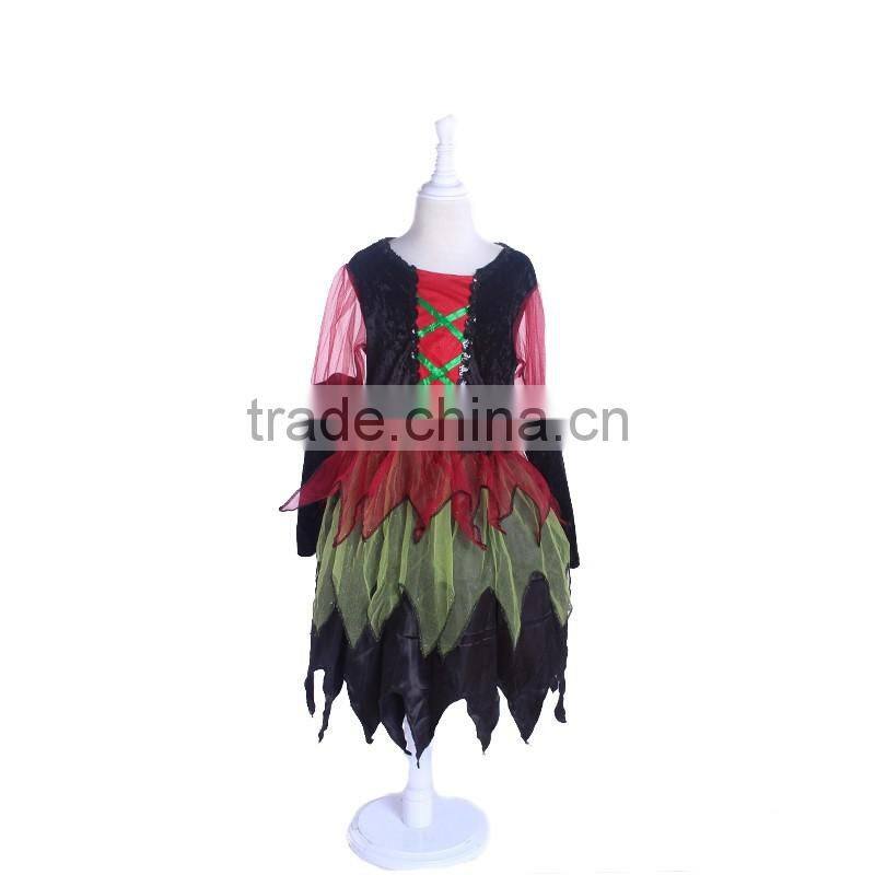 Hot Selling satin princess dress new style witch costume with capes hot halloween costume