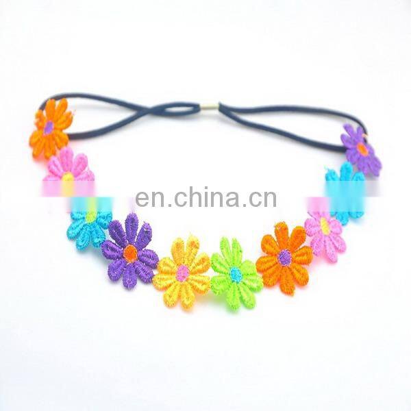 Bohemia Sunflower hair accessories handmaded flexible hair band