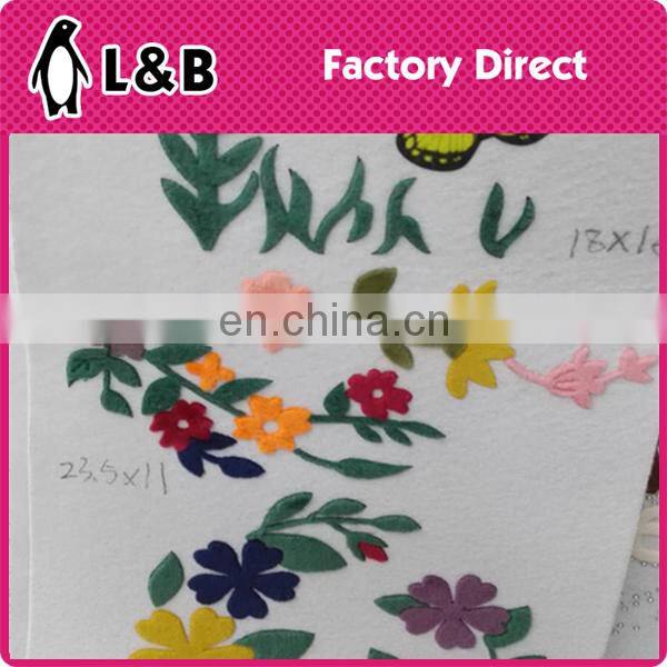 High quality wholesale new design decoration patch hot fix flower motif