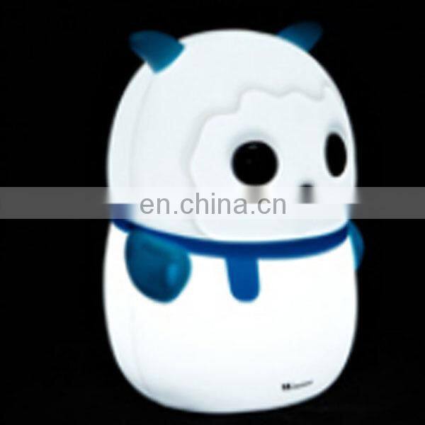 Glovion panda shape led lamp cute bedroom lamp wireless table lamps
