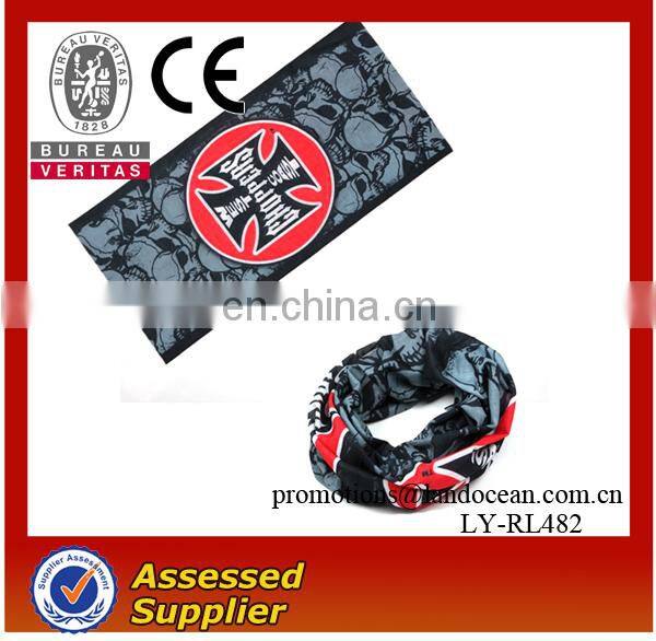Customized Polyester multifunctional seamless tube bandanas 2016