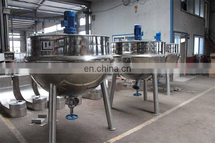 China Steam Jacketed Kettle With Stirrer For Jam