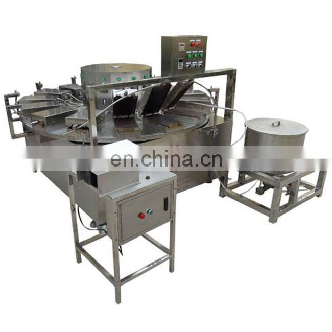 Egg roll roller machine for making ice cream cone