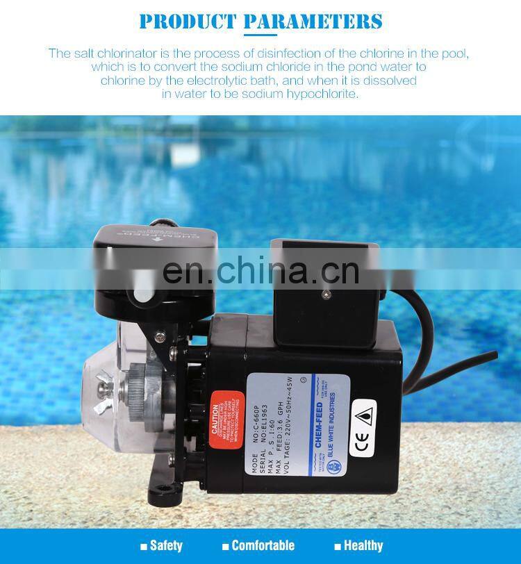 Swimming Pool Disinfect Chemical Liquid Usage Chemical Metering Pump