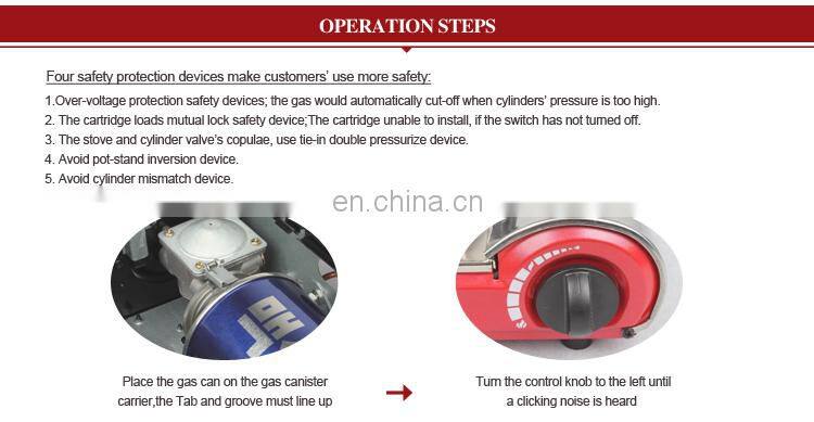 High quality ce certification outdoor camping mini butane stove