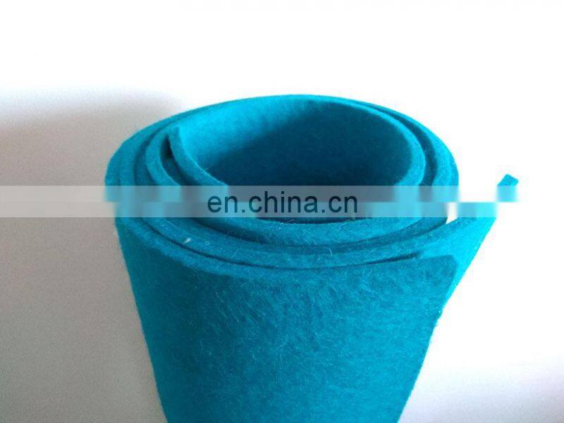 Recycled thin super quality 100% wool felt fabric and pressed wool felt