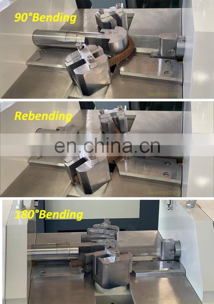 Steel Bar Bend And Rebend Testing Machine For Quality Test Of Rebar Welding Spot