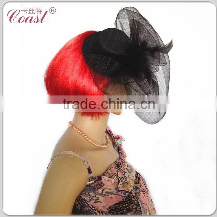 Black novelty wholesale mini hard top hat for girls