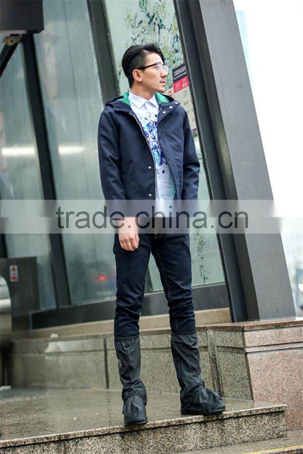 2015 new design mens waterproof shoe cover for rain days